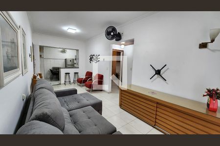 Sala de apartamento para alugar com 2 quartos, 76m² em Pompéia, Santos