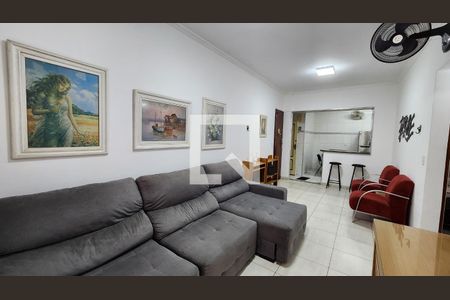 Sala de apartamento para alugar com 2 quartos, 76m² em Pompéia, Santos