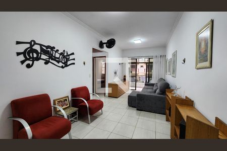 Sala de apartamento para alugar com 2 quartos, 76m² em Pompéia, Santos