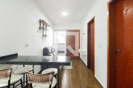 Sala  de apartamento para alugar com 2 quartos, 42m² em Vila Antonina, São Paulo