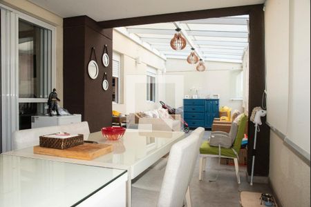 Sala - Varanda gourmet de apartamento à venda com 2 quartos, 77m² em Vila Monte Alegre, São Paulo