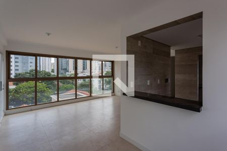 Sala  de apartamento para alugar com 3 quartos, 97m² em Santo Agostinho, Belo Horizonte