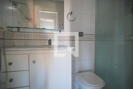 Banheiro de apartamento à venda com 1 quarto, 49m² em Pátria Nova, Novo Hamburgo