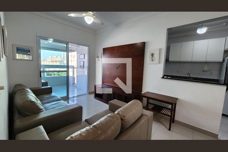 Sala de apartamento para alugar com 1 quarto, 105m² em José Menino, Santos