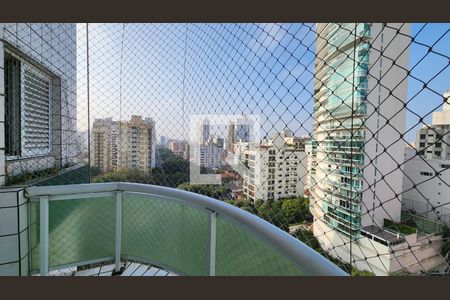 Varanda da Sala de apartamento para alugar com 3 quartos, 130m² em Gonzaga, Santos