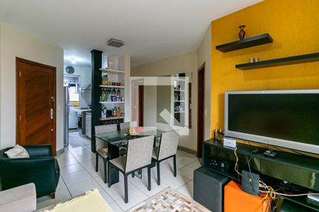 Sala de apartamento à venda com 3 quartos, 73m² em Sagrada Família, Belo Horizonte