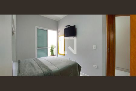 Quarto 1 suíte de apartamento à venda com 2 quartos, 96m² em Vila Scarpelli, Santo André