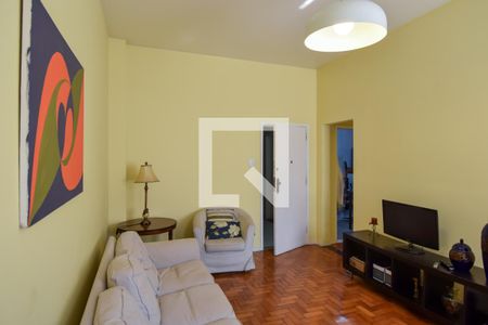 Sala de apartamento à venda com 3 quartos, 125m² em Leblon, Rio de Janeiro