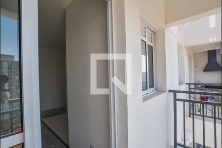 Varanda da Sala de apartamento à venda com 2 quartos, 54m² em Utinga, Santo André