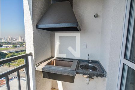 Varanda da Sala de apartamento à venda com 2 quartos, 54m² em Utinga, Santo André