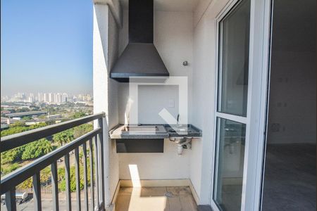 Varanda da Sala de apartamento à venda com 2 quartos, 54m² em Utinga, Santo André