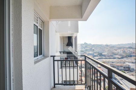 Varanda da Sala de apartamento à venda com 2 quartos, 54m² em Utinga, Santo André