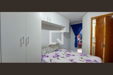 Quarto 1 suíte de apartamento à venda com 2 quartos, 55m² em Parque Oratório, Santo André