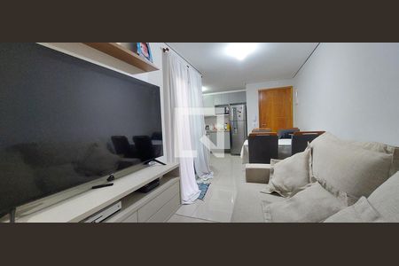 Sala de apartamento à venda com 2 quartos, 55m² em Parque Oratório, Santo André