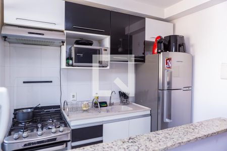 Cozinha de apartamento à venda com 2 quartos, 46m² em Jardim São Francisco (zona Leste), São Paulo