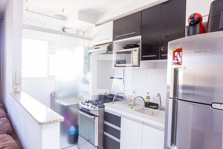 Cozinha de apartamento à venda com 2 quartos, 46m² em Jardim São Francisco (zona Leste), São Paulo