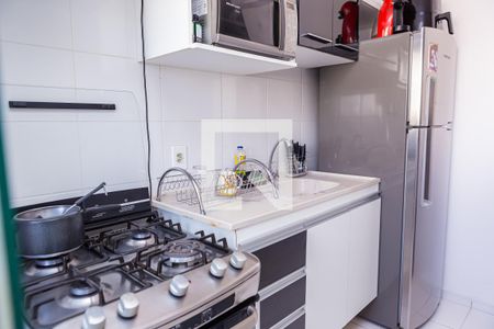 Cozinha de apartamento à venda com 2 quartos, 46m² em Jardim São Francisco (zona Leste), São Paulo