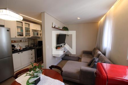 Sala / Cozinha de apartamento à venda com 1 quarto, 35m² em Vila Barbosa, São Paulo