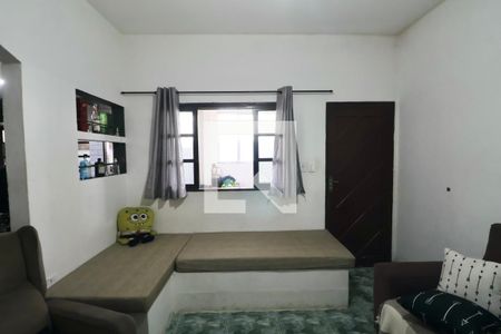 Sala de casa para alugar com 3 quartos, 180m² em Vila Santa Rosa, Guarujá