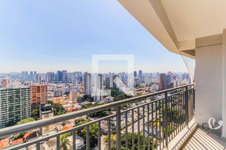 Varanda de kitnet/studio para alugar com 1 quarto, 29m² em Santo Amaro, São Paulo