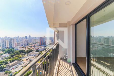 Varanda de kitnet/studio para alugar com 1 quarto, 29m² em Santo Amaro, São Paulo