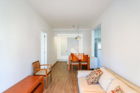 Sala de apartamento para alugar com 1 quarto, 50m² em Campo Belo, São Paulo