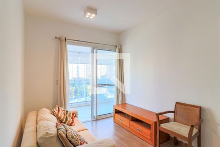 Sala de apartamento para alugar com 1 quarto, 50m² em Campo Belo, São Paulo