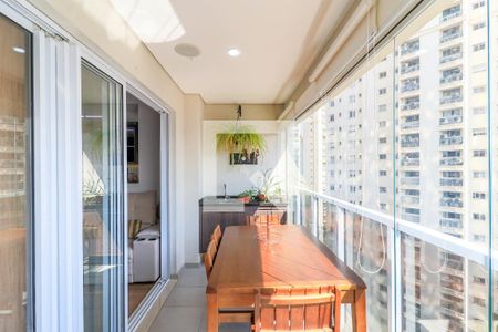 Varanda de apartamento à venda com 1 quarto, 55m² em Vila Gertrudes, São Paulo