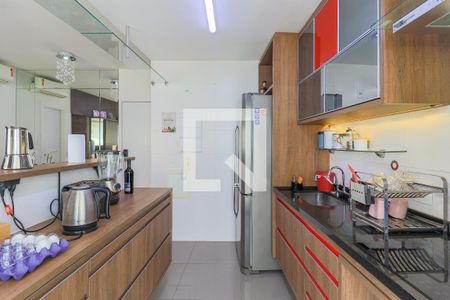 Cozinha de apartamento à venda com 1 quarto, 55m² em Vila Gertrudes, São Paulo