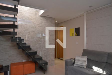 Sala de apartamento à venda com 2 quartos, 85m² em Campestre, Santo André