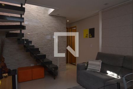 Sala de apartamento à venda com 2 quartos, 85m² em Campestre, Santo André