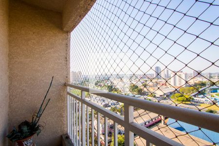 Varanda da sala de apartamento à venda com 2 quartos, 50m² em Vila América, Santo André