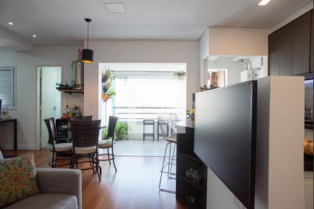 Sala de apartamento à venda com 1 quarto, 50m² em Bela Vista, São Paulo