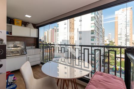 Varanda Gourmet de apartamento à venda com 2 quartos, 69m² em Santa Teresinha, São Paulo