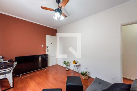 Sala de apartamento para alugar com 2 quartos, 69m² em Marapé, Santos