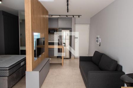 SALA de kitnet/studio para alugar com 1 quarto, 37m² em Conceicao, Campinas