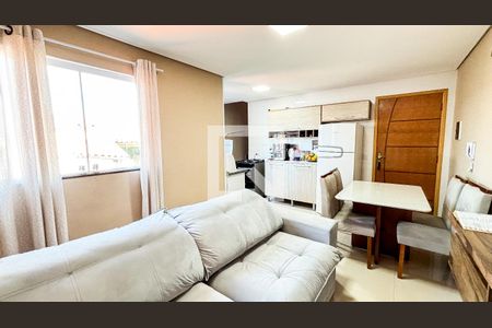 Sala - Sala de Jantar - Cozinha de apartamento à venda com 2 quartos, 94m² em Jardim Ana Maria, Santo André