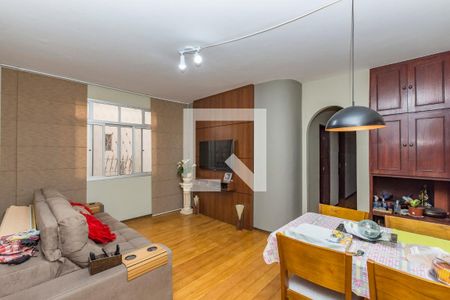 Sala de apartamento à venda com 3 quartos, 75m² em Jardim America, Belo Horizonte