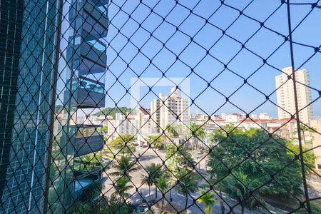 Vista Varanda Sala de apartamento para alugar com 2 quartos, 75m² em Jardim São Miguel, Guarujá