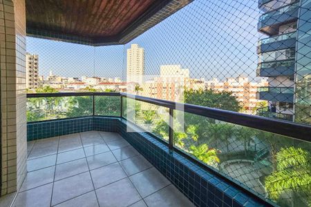 Varanda Sala de apartamento para alugar com 2 quartos, 75m² em Jardim São Miguel, Guarujá