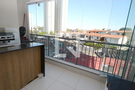 Varanda da Sala de apartamento à venda com 2 quartos, 52m² em Socorro, São Paulo