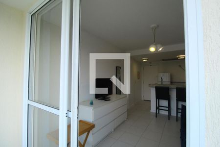 Varanda da sala de apartamento à venda com 1 quarto, 42m² em Jacarepaguá, Rio de Janeiro