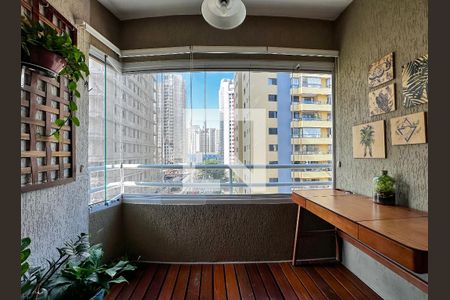 Sacada de apartamento à venda com 1 quarto, 43m² em Brooklin, São Paulo