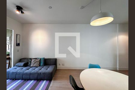 Sala de apartamento à venda com 1 quarto, 43m² em Brooklin, São Paulo