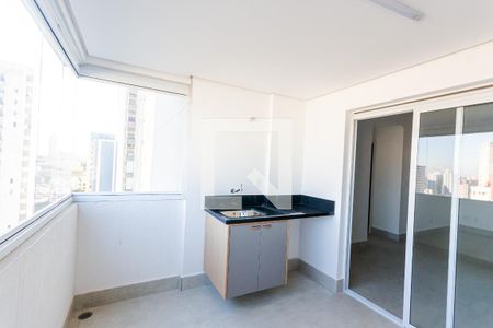 Varanda  de apartamento para alugar com 2 quartos, 69m² em Parque das Nações, Santo André