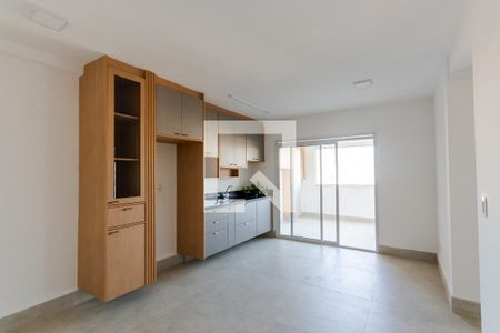 Sala e Cozinha  de apartamento para alugar com 2 quartos, 69m² em Parque das Nações, Santo André