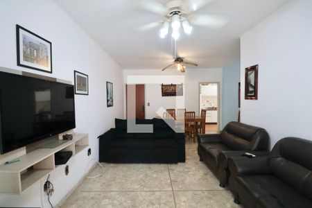 Sala de apartamento para alugar com 2 quartos, 85m² em Balneario Cidade Atlantica, Guarujá