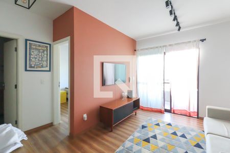 Sala de apartamento para alugar com 1 quarto, 53m² em Anhangabaú, Jundiaí