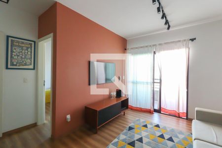 Sala de apartamento para alugar com 1 quarto, 53m² em Anhangabaú, Jundiaí