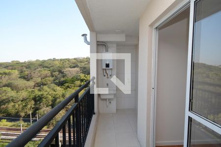 Varanda da Sala de apartamento para alugar com 2 quartos, 40m² em Usina Piratininga, São Paulo